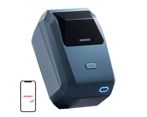 Термопринтер для друку наклейок NIIMBOT K3 Space Blue (1AE0F121602) (1AE0F121602)