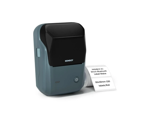 Термопринтер для друку наклейок NIIMBOT B1 DARK BLUE (1AC12121602)