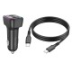 Автомобільний зарядний пристрій BOROFONE BZ28C Trophie PD60W(2C1A) car charger set(C to C) Black (6941991110894)
