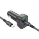Автомобільний зарядний пристрій BOROFONE BZ28C Trophie PD60W(2C1A) car charger set(C to C) Black (6941991110894)