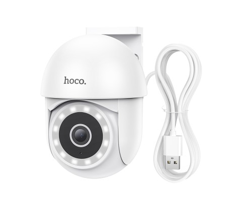 IP-камера відеоспостереження HOCO D2 Outdoor PTZ HD camera White (6942007611688)