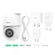 IP-камера відеоспостереження HOCO D2 Outdoor PTZ HD camera White (6942007611688)