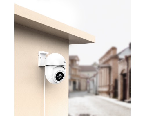 IP-камера відеоспостереження HOCO D2 Outdoor PTZ HD camera White (6942007611688)