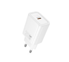 Мережевий зарядний пристрій HOCO N60 Gentle single port PD20W charger (EU) White (6942007644181)