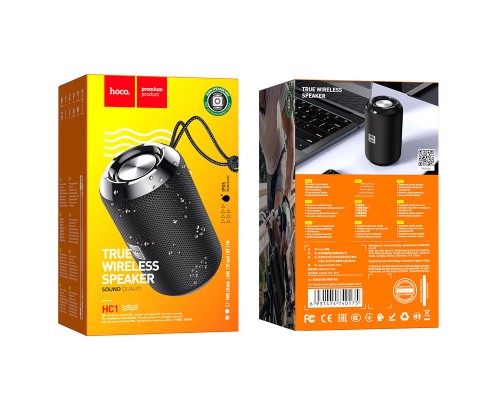 Портативна колонка HOCO HC1 Trendy sound sports, 5W, Black (6931474740175)