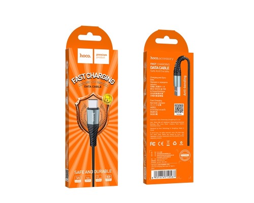 Кабель HOCO X38 Cool Charging data cable for Type-C (6931474710567)