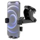 Автотримач для телефона HOCO CA83 David one-button center console car holder Black (6931474748423)