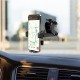 Автотримач для телефона HOCO CA83 David one-button center console car holder Black (6931474748423)