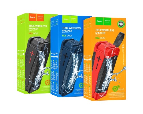 Портативна колонка HOCO HC6 Magic sports, 10W*2, IPX6, Black (6931474749055)