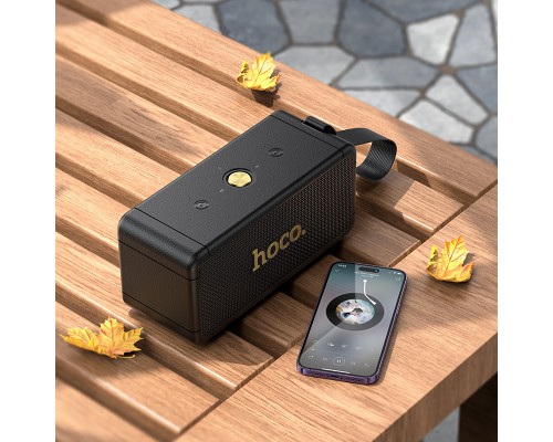 Портативна колонка HOCO HT1 Max Marquis sports BT speaker, 20W*2, Black (6942007654647)