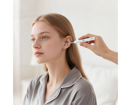 Інструмент для чищення вух з камерою HOCO HP65 130 mAh Ears cleaning tool with camera White (6942007672733)