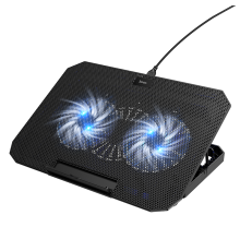 Підставка для ноутбука HOCO GA4 Jade laptop cooling stand Black (6942007666626)