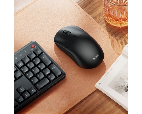 Миша бездротова HOCO GM42 Platino 2.4G wireless mouse Black (6942007664653)