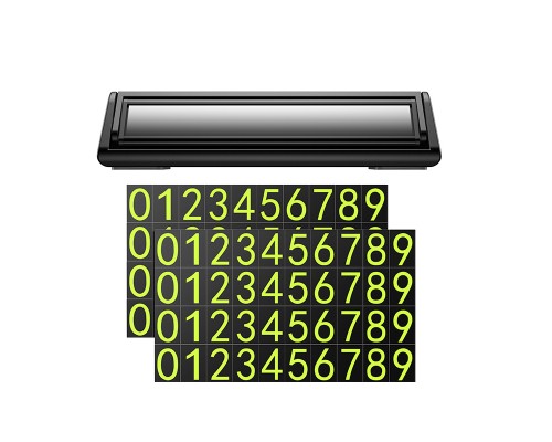 Паркувальна карта HOCO ZP131 car parking sign Black (6942007681001)