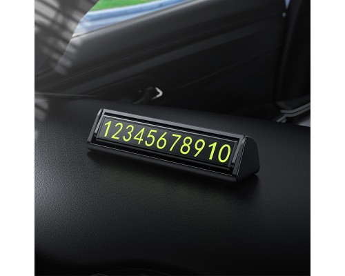 Паркувальна карта HOCO ZP131 car parking sign Black (6942007681001)