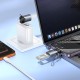 Перехідник HOCO UA46D Victory iP male/Type-C male to USB female 2-in-1 adapter (6942007675666)