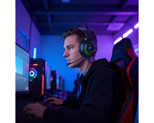 Навушники ігрові HOCO W118 Extreme gaming headphones Black (6942007685245)