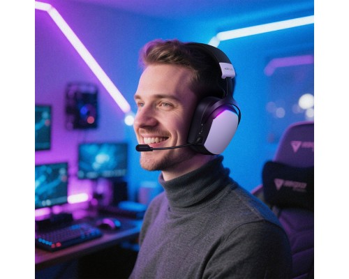 Бездротові накладні навушники ACEFAST H11 gaming wireless headset White (6974316285601)