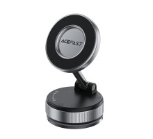Автотримач для телефона ACEFAST E28 manual suction cup magnetic Phone holder, Metal Gray (6974316284833)