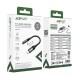 Аудіокабель ACEFAST J12 Type-C to 3.5mm female, nylon braid, 0,15m, Black (6974316285281)
