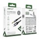 Аудіокабель ACEFAST J11 Type-C to 3.5mm male, nylon braid, 1m, Black (6974316285274)