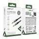 Аудіокабель ACEFAST J10 3.5mm male to 3.5mm male, nylon braid, 1m, Black (6974316285267)