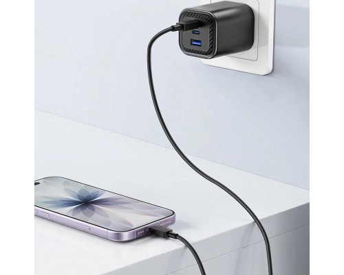 Кабель ACEFAST C26-03 USB-C to USB-C PVC charging data cable Black (6974316287100)