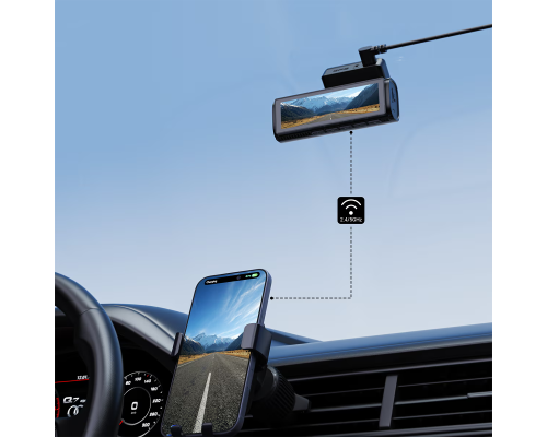 Відеореєстратор ACEFAST X2 4K dual-channel dash cam Black (6974316286486)