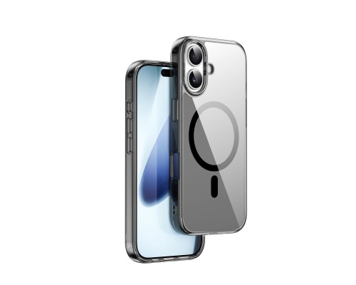 Чохол для смартфона WIWU iShield Pro MCC-101 for iP17 6.3" Transparent Black (6977703657746)