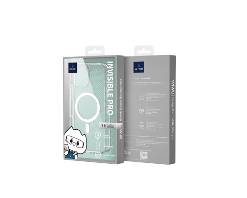 Чохол для смартфона WIWU invisible Pro YXK-207 iP16 6.1" (6977703650600)