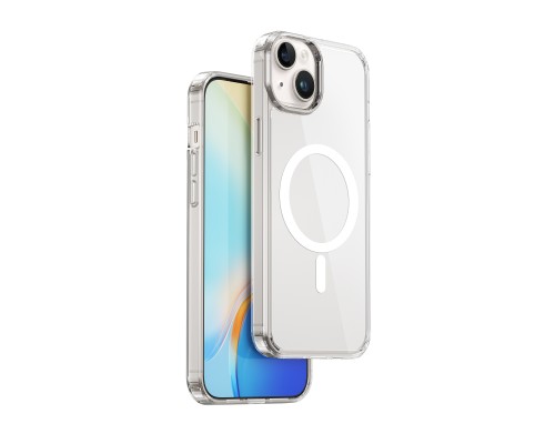 Чохол для смартфона WIWU MCC-101  Crystal Magnetic Phone case For IP 15/6.1 (6976195092790)