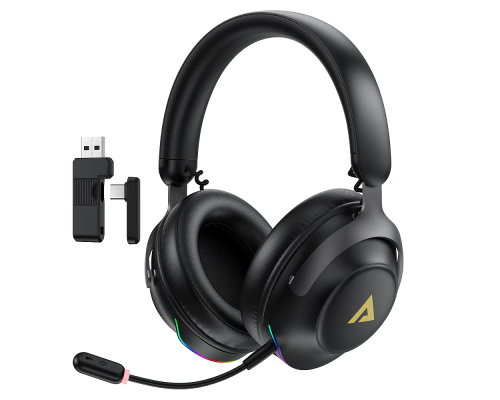 Навушники ігрові ACEFAST H20 gaming wireless headset Black (6974316287506)