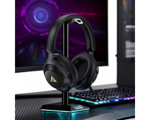 Навушники ігрові ACEFAST H20 gaming wireless headset Black (6974316287506)