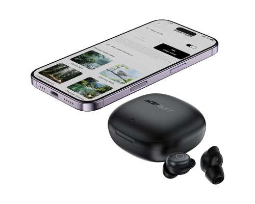 Беруші ACEFAST W10 in-ear earbuds for sleep Black (6974316287247)