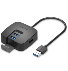 Хаб Vention 4 Ports USB 3.0 HUB 0.15M Black (CHBBB) (CHBBB)