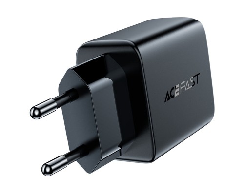Мережевий зарядний пристрій ACEFAST A33 QC18W (USB-A+USB-A) dual port charger Black (AFA33B) Мережевий зарядний пристрій ACEFAST A33 QC18W (USB-A+USB-A) dual port charger Black (AFA33B)