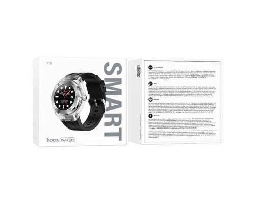 Смарт-годинник HOCO Y13 Smart sports watch space black (6931474795212) Смарт-годинник HOCO Y13 Smart sports watch space black (6931474795212)