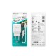 Мережевий зарядний пристрій BOROFONE BA36A High speed single port QC3.0 charger set 18W(Micro) White (BA36AMW)