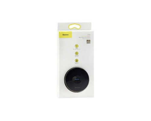 USB-Hub Baseus round box HUB adapter(USB3.0 to USB3.0*1+USB2.0*3)1m Black (CAHUB-U01) USB-Hub Baseus round box HUB adapter(USB3.0 to USB3.0*1+USB2.0*3)1m Black (CAHUB-U01)
