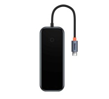 USB-хаб Baseus AcmeJoy 4-Port Type-C HUB Adapter（Type-C to USB3.0*3+Type-C PD&amp;Data *1）Dark Gray (WKJZ010013) 