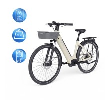 Електровелосипед OKAI EB10 Beige 28', 250(500)W, 14.4Ah, 100km, 25km\h, NFC, App, 30kg (EB10) 