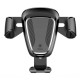 Автотримач для телефона Baseus Gravity Car Mount Black (SUYL-01)