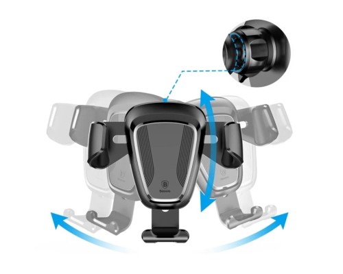Автотримач для телефона Baseus Gravity Car Mount Black (SUYL-01) Автотримач для телефона Baseus Gravity Car Mount Black (SUYL-01)