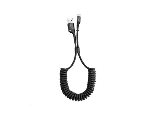Кабель Baseus Fish eye Spring Data Cable Lightning 1m Black (CALSR-01) Кабель Baseus Fish eye Spring Data Cable Lightning 1m Black (CALSR-01)
