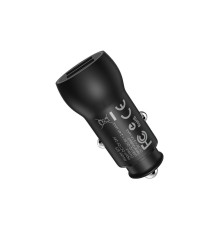 Автомобільний зарядний пристрій BOROFONE BZ9 Wise route dual port car charger Black (BZ9B)