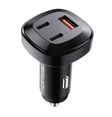 Автомобільний зарядний пристрій ACEFAST B3 66W(USB-C+USB-C+USB-A) three-port metal car charger (AFB3B)