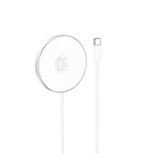Бездротовий зарядний пристрій BOROFONE BQ18 Energy 3-in-1 magnetic wireless fast charger White (BQ18W)