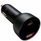 Автомобільний зарядний пристрій Baseus Superme Digital Display PPS Dual Quick Charger Car Charger 100 W Black (CCZX-01)
