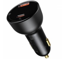 Автомобільний зарядний пристрій Baseus Superme Digital Display PPS Dual Quick Charger Car Charger 100 W Black (CCZX-01) 