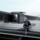 Автотримач для телефона Baseus Steel Cannon pro Solar Electric Car Mount Black (SUGP010001)